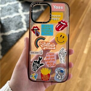 iPhone 13 Pro Max Case with Fun Stickers